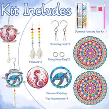 Load image into Gallery viewer, 2Pcs/Set Hummingbirds And Butterflies-SunCatcher Window Hanging Diamond Wind Chimes