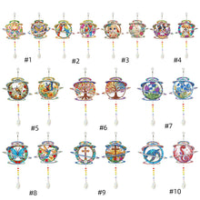 Load image into Gallery viewer, 2Pcs/Set Hummingbirds And Butterflies-SunCatcher Window Hanging Diamond Wind Chimes