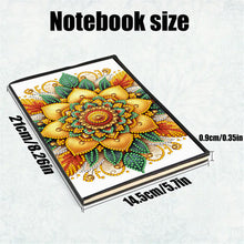 Load image into Gallery viewer, Mandala-DIY Diamonds Painting Notebook 50 Pages