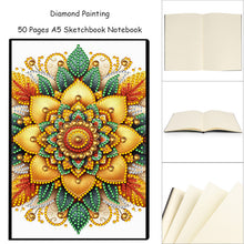 Load image into Gallery viewer, Mandala-DIY Diamonds Painting Notebook 50 Pages