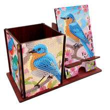 Load image into Gallery viewer, Bluebird-Diamond Candle Holder-Diamond Desktop Ornament