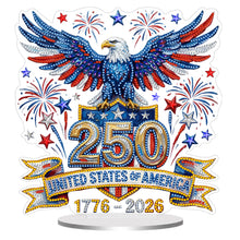 Load image into Gallery viewer, 250Th Anniversary Of The Usa-Single Side Drill-Acrylic Diamond Desktop Ornament