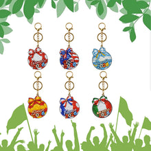 Load image into Gallery viewer, 6Pcs/Set Football World Contest Flag-Double Side Drill-Diamond Keychain