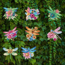 Load image into Gallery viewer, 8Pcs/Set Dragonfly-Diamond Candle Holder-Diamond Desktop Ornament