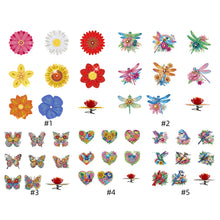 Load image into Gallery viewer, 8Pcs/Set Dragonfly-Diamond Candle Holder-Diamond Desktop Ornament