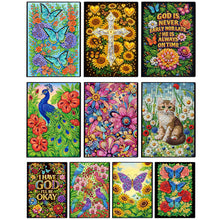Load image into Gallery viewer, Butterflies And Roses-DIY Diamonds Painting Notebook 50 Pages