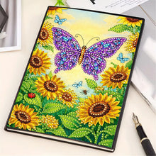 Load image into Gallery viewer, Butterflies And Roses-DIY Diamonds Painting Notebook 50 Pages