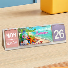 Load image into Gallery viewer, Flower-Diamond Paper Flip Calendar