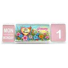 Load image into Gallery viewer, Flower-Diamond Paper Flip Calendar