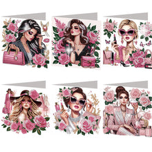 Load image into Gallery viewer, 6Pcs/Set Flourishing Butterflies-Diamond Greeting Cards