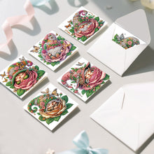 Load image into Gallery viewer, 6Pcs/Set Flourishing Butterflies-Diamond Greeting Cards