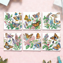 Load image into Gallery viewer, 6Pcs/Set Flourishing Butterflies-Diamond Greeting Cards
