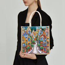 Load image into Gallery viewer, Stream Dawn Scene-Diamond Chain Crossbody Bag