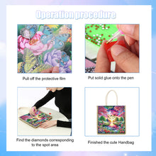 Load image into Gallery viewer, Stream Dawn Scene-Diamond Chain Crossbody Bag