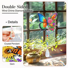 Load image into Gallery viewer, 2Pcs/Set Bow-Shaped Easter Egg-SunCatcher Window Hanging Diamond Wind Chimes