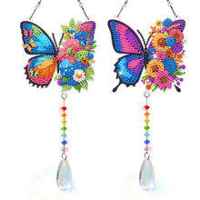 Load image into Gallery viewer, 2Pcs/Set Bow-Shaped Easter Egg-SunCatcher Window Hanging Diamond Wind Chimes