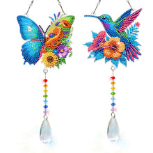 Load image into Gallery viewer, 2Pcs/Set Bow-Shaped Easter Egg-SunCatcher Window Hanging Diamond Wind Chimes