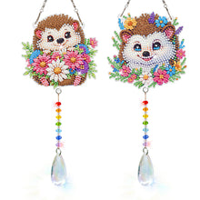 Load image into Gallery viewer, 2Pcs/Set Bow-Shaped Easter Egg-SunCatcher Window Hanging Diamond Wind Chimes