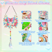 Load image into Gallery viewer, 2Pcs/Set Cross-SunCatcher Window Hanging Diamond Wind Chimes