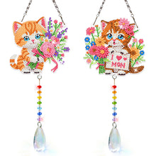 Load image into Gallery viewer, 2Pcs/Set Cross-SunCatcher Window Hanging Diamond Wind Chimes