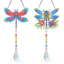Load image into Gallery viewer, 2Pcs/Set Cross-SunCatcher Window Hanging Diamond Wind Chimes