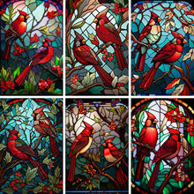 Load image into Gallery viewer, Cardinal-Full Round Diamond Painting-30x40cm