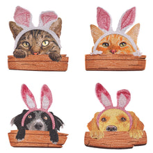 Load image into Gallery viewer, Cat/Dog-Single Side Drill-Diamond Wreath