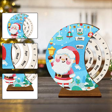 Load image into Gallery viewer, DIY Santa Claus-DP Rotating Calendar