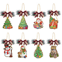 Load image into Gallery viewer, Christmas-Wooden Diamond Pendant