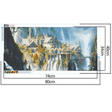 Load image into Gallery viewer, Mountain-Y016-Full Round Diamond Painting-80x40cm-Large Size