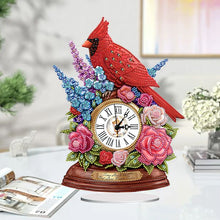 Load image into Gallery viewer, 5D DIY Special Shape Diamond Painting Desk Ornament Handmade Clock Kit