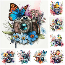 Load image into Gallery viewer, Camera Bird-Full Round Diamond Painting-30x30cm