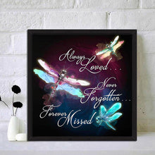 Load image into Gallery viewer, Dragonfly-Full Round Diamond Painting-30x30cm