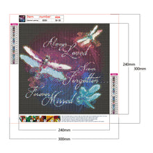 Load image into Gallery viewer, Dragonfly-Full Round Diamond Painting-30x30cm