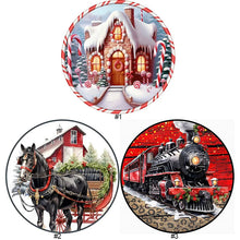 Load image into Gallery viewer, Christmas-Full Round Diamond Painting-30x30cm