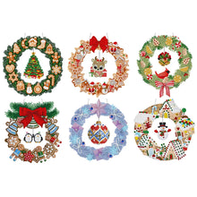 Load image into Gallery viewer, Christmas-Single Side Drill-Diamond Wreath(With LED Light )