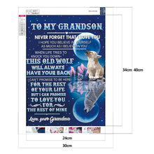 Load image into Gallery viewer, English Letters-Partial Special Diamond Painting-30x40cm