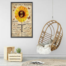Load image into Gallery viewer, Sunflower-Full Round Diamond Painting-40x60cm-Large Size