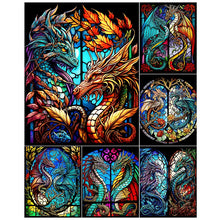 Load image into Gallery viewer, Pterosaur-Full Round Diamond Painting-30x40cm