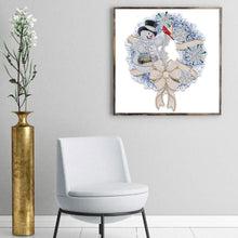 Load image into Gallery viewer, Christmas Wreath-Partial Special Diamond Painting-30x30cm