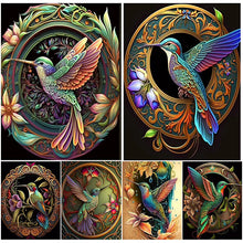 Load image into Gallery viewer, Hummingbird-Full Round Diamond Painting-30x40cm