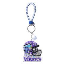 Load image into Gallery viewer, NFL-Double Side Drill-Diamond Keychain