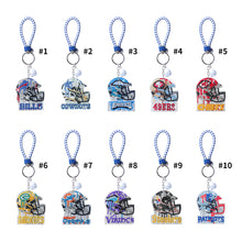 Load image into Gallery viewer, NFL-Double Side Drill-Diamond Keychain