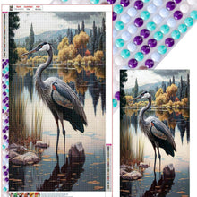 Load image into Gallery viewer, Heron-Full Round Diamond Painting-40x70cm-Large Size