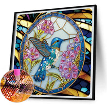 Load image into Gallery viewer, Bird Stained Glass-Partial Special Diamond Painting-30x30cm
