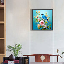 Load image into Gallery viewer, Flowers And Birds-Full Round Diamond Painting-40x40cm