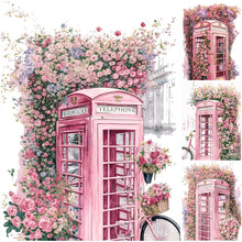 Load image into Gallery viewer, Postal Kiosk-Full Round Diamond Painting-30x40cm