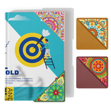 Load image into Gallery viewer, 4pcs/Set Mandala Corner Bookmarks