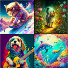 Load image into Gallery viewer, Dream Animal-Full Round Diamond Painting-30x30cm