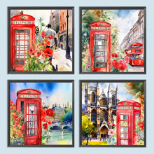 Load image into Gallery viewer, Call Box-Full Round Diamond Painting-30x30cm